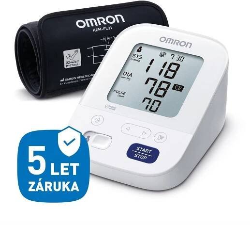 OMRON M3 Comfort intelli, 5let záruka