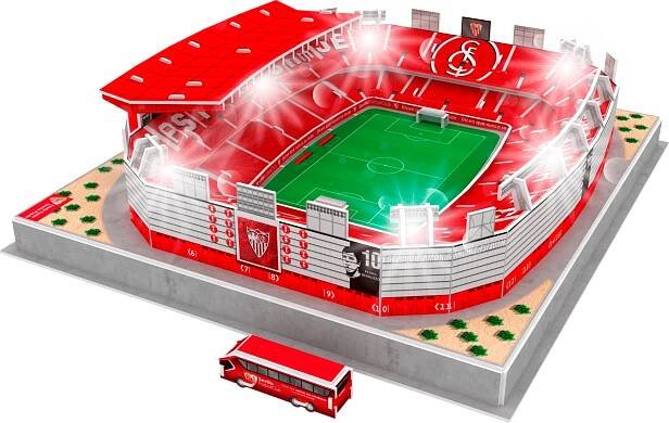 3D PUZZLE STADIUM Svítící 3D puzzle Stadion Ramón Sánchez-Pizjuán - FC Sevilla