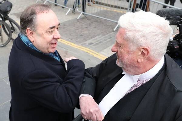 Lawyer who revealed names of Salmond accusers on train is suspended