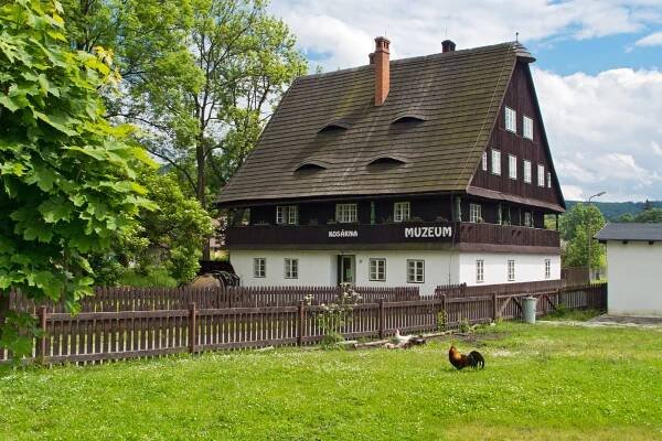 Kosárna Karlovice - pozoruhodné muzeum v Jeseníkách