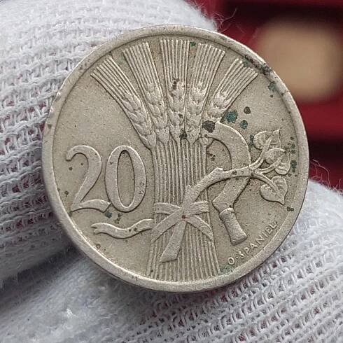 20 haléř 1931 • Vzácný • Československo / O5 - Numismatika