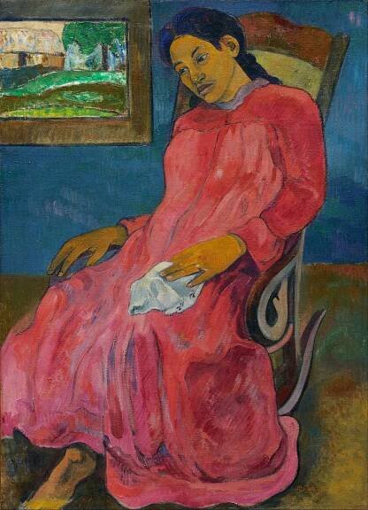 Faaturuma (Melancholic), 1891 (oil on canvas)