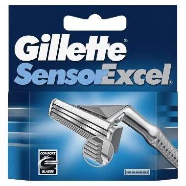 Gillette náhradní holicí hlavice Sensor Excel 5 ks