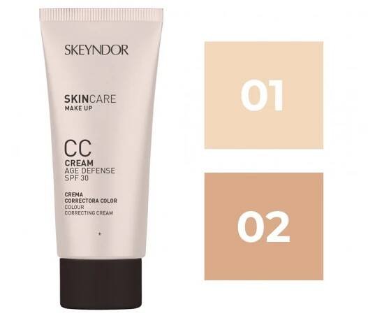 Skeyndor Skincare Makeup CC Cream SPF30 – lehký tónovací CC krém 40 ml 02