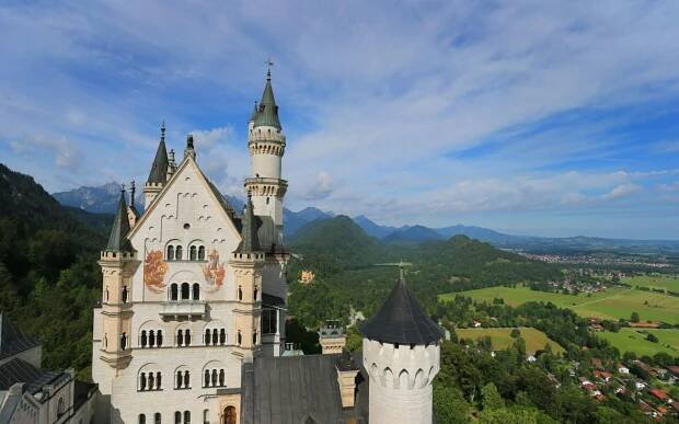 Inzwischen Welterbe: Schloss Neuschwanstein bei Füssen.