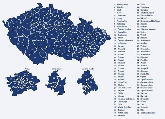 Obvody Senátu v ČR