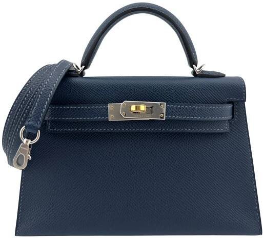 Bleu de Prusse Epsom Mini Kelly 20 II Electrum Hardware, 2024