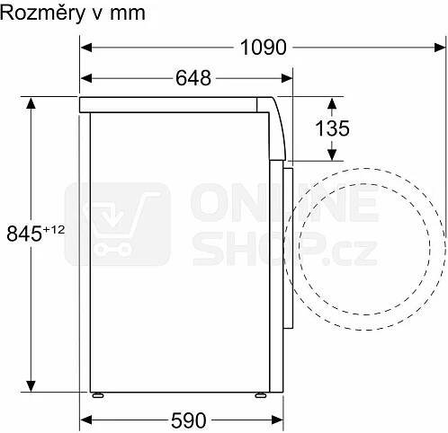 SET Pračka Bosch WGB254A0BY + Sušička prádla Bosch WQB246C0BY | OnlineShop.cz