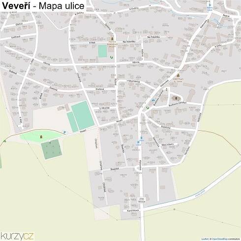 Veveří - mapy | Kurzy.cz