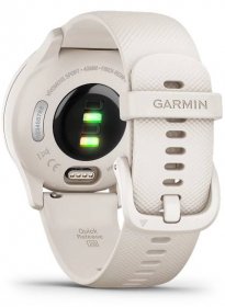 Dámské chytré hodinky Garmin Vívomove 010-02566-01 vívomove® Sport Peach  Gold/White Silicone Band | Tovys.cz