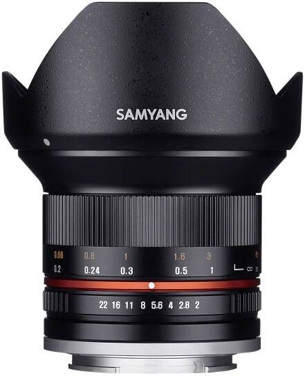 Samyang F 2/12 NCS CS černá MFT | ab-com.cz