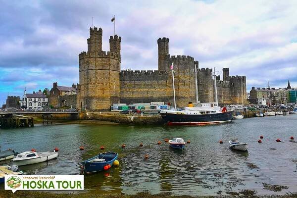 Hrad Caernarfon – školní zájezdy do Velké Británie
