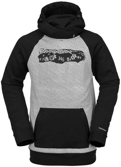 Mikina Volcom Hydro Riding Hoodie white combo