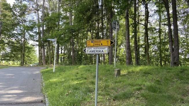 Na hrad Seeberg dojedete po cyklostezce číslo 23 | foto: Jana Strejčková,  Český rozhlas