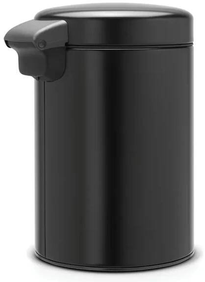 Černý nástěnný odpadkový koš Brabantia Newicon, 3 l
