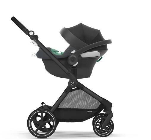 Cybex Eos Basic 3v1 Kombinovaný Kočárek Rám Černý + Adaptéry + Autosedačka Aton B2 I-size Lava Grey, 2023 69424 | babyhit.cz