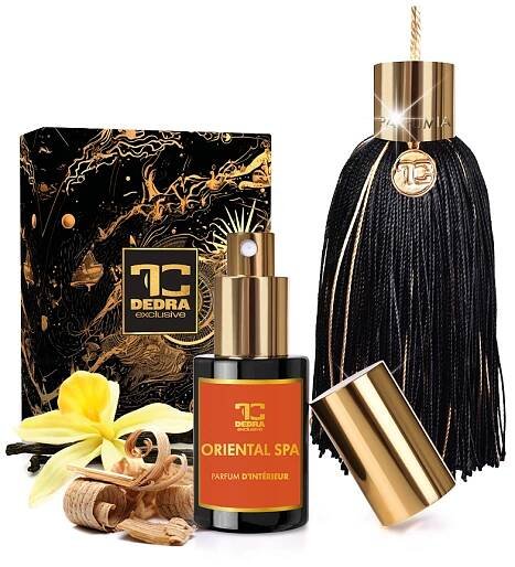 Vůně do bytu POMPON | luxusní vonný střapec s bytovým parfémem | ORIENTAL SPA | PARFUMIA® 30 ml