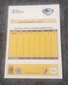 Zdenek Blatny - Atlanta Thrashers - Hokejové karty