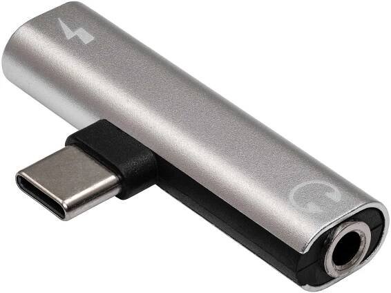 Adaptér AK-AD-71 USB type C / USB type C / Jack 3.5mm DAC
