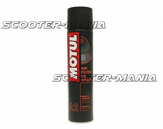 MOTUL MC Care A2 olejový sprej na vzduchový filtr 400ml - scooter-mania.eu