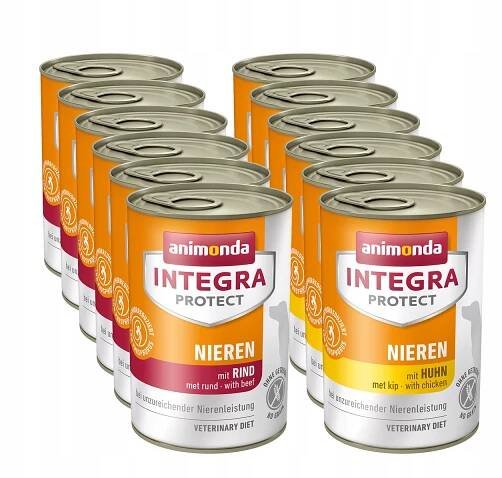 Animonda Integra Protect Renal (Nieren) 12x400 g - mix chutí (ledviny)