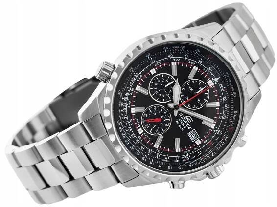 PÁNSKÉ HODINKY CASIO EF-527D-1AVEF 100 M STOPKY DATA Kód výrobce EF-527D-1A