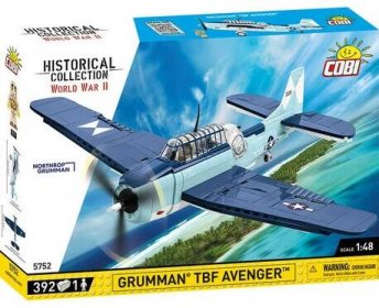 COBI II WW Grumman TBF Avenger, 1:48, 392 k, 1 f