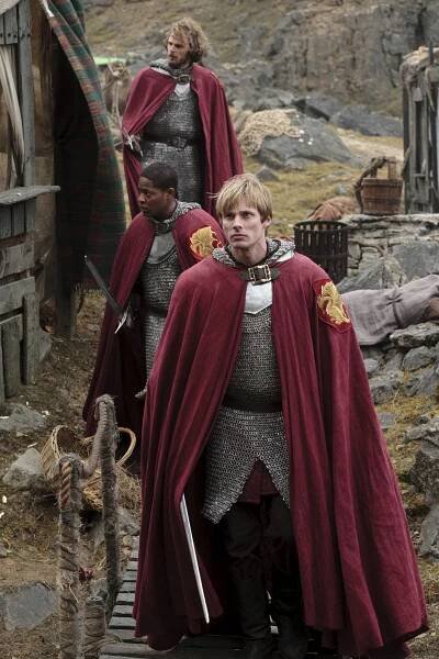 Merlin - Artušova zhouba: část 1. - Z filmu - Rupert Young, Tomiwa Edun, Bradley James