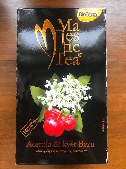 Podrobné informace o potravině Majestic Tea Acerola&Květ bezu