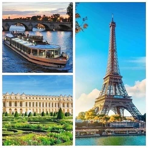 Tickets for Paris | Versailles Palace Entry Ticket + Eiffel Tower Entry Ticket + Seine Boat Tour (combo)
