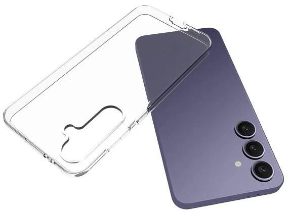 Gelový obal na mobil Samsung Galaxy S24 FE - průhledný - Mpouzdra.cz