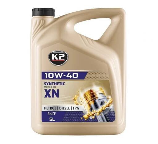 Motorový olej K2 TEXAR XN 10W40 5l MB 229.3 Renault RN0700, O2075E