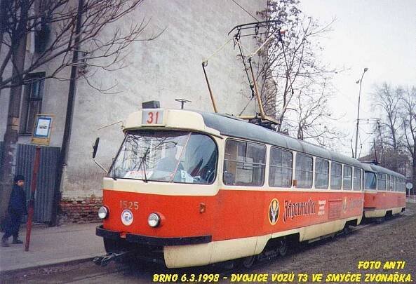 Fotografie ČKD Tatra T3 1525 DPMB