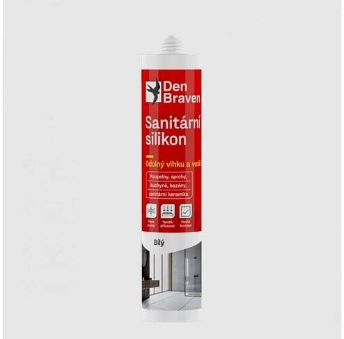 Den Braven Sanitární silikon 280 ml bílý od 87 Kč