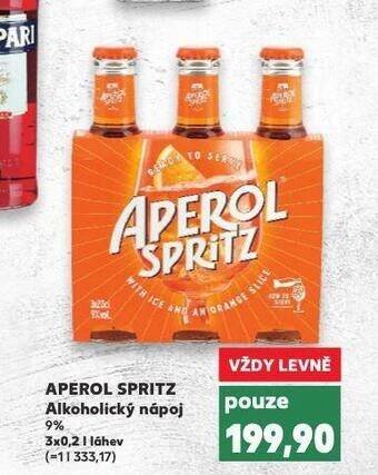 Kaufland Aperol spritz nabídka