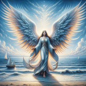 Objevte božskou krásu Angel Damabiah: Podmanivé umělecké dílo pro
