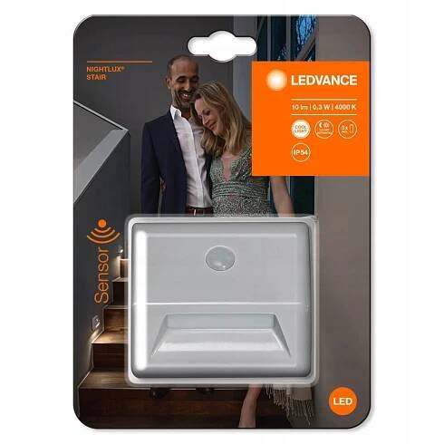 Noční Lampa LED na baterie Bezdrátový pohybový senzor 4000K IP54 LEDVANCE Značka Ledvance