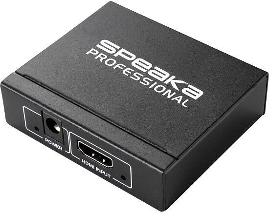 SpeaKa Professional 2 porty HDMI rozbočovač možnost 3D přehrávání 1920 x 1080 Pixel černá