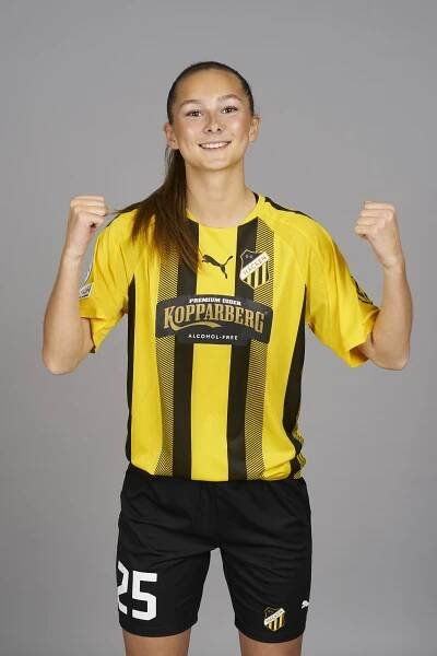 Alice Sondergaard of BK Häcken FF in team uniform.