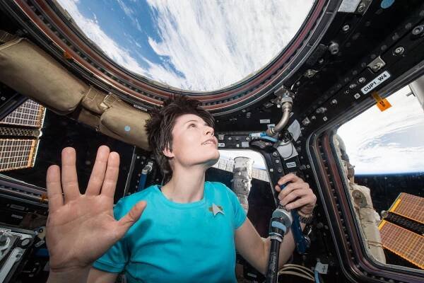 File:ISS-42 Samantha Cristoforetti Leonard Nimoy tribute.jpg - Wikimedia Commons