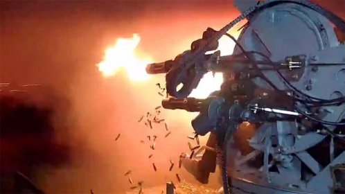 This Quad Minigun-Armed WWII Turret Spewing Rounds Is Metal As Hell