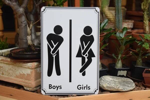 plechová cedule - WC
