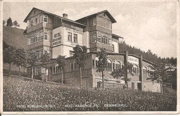 Krkonoše hotel Krakonoš Trutnov - Pohlednice místopis