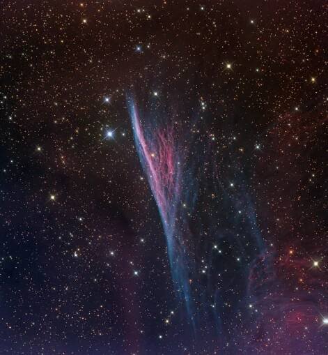 APOD: 2009 January 8 - NGC 2736: The Pencil Nebula 
