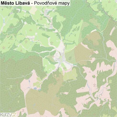 Město Libavá - mapy | Kurzy.cz