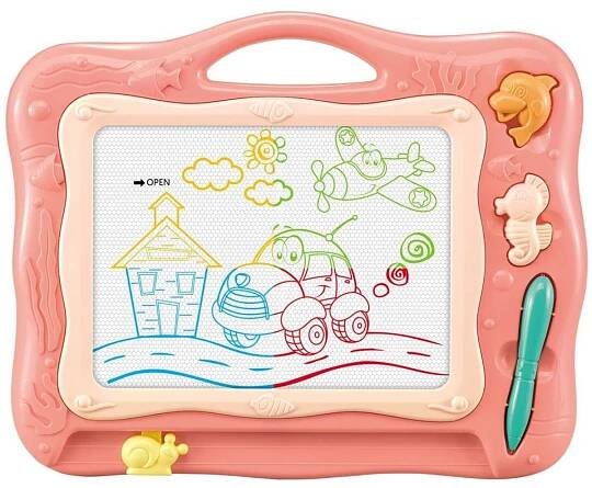 Alltoys Kreslící tabulka 124B růžová