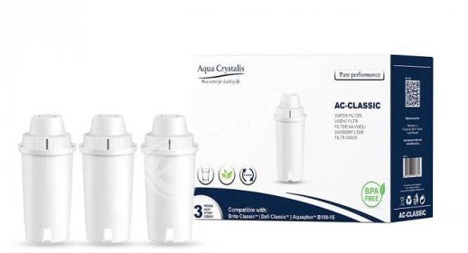 Aqua Crystlalis filtrační patrona AC-CLASSIC (náhrada za Brita Classic) - 3 kusy