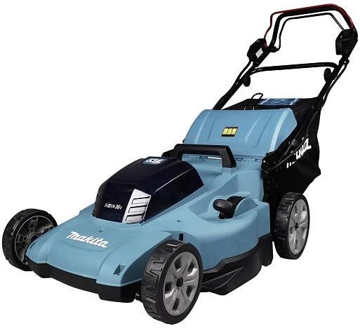 Makita DLM539PT2 akumulátor Akumulátorová sekačka + akumulátor, + 2. akumulátor, vč. nabíječky 2x 18 V šířka sekání 53 c