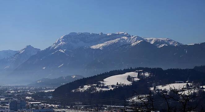 Rofangebirge mit Sagzahn von Wörgl, Inntal