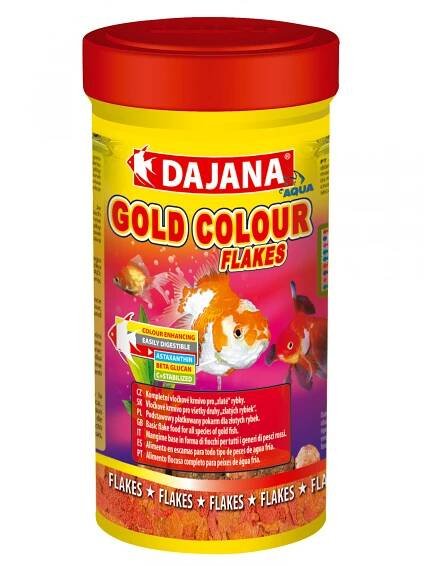 Gold colour flakes